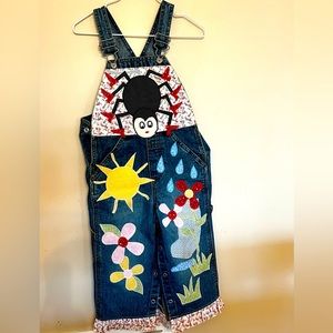 Custom embroidered overalls